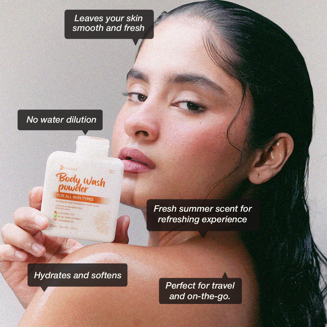 Body Wash Powder to Foam