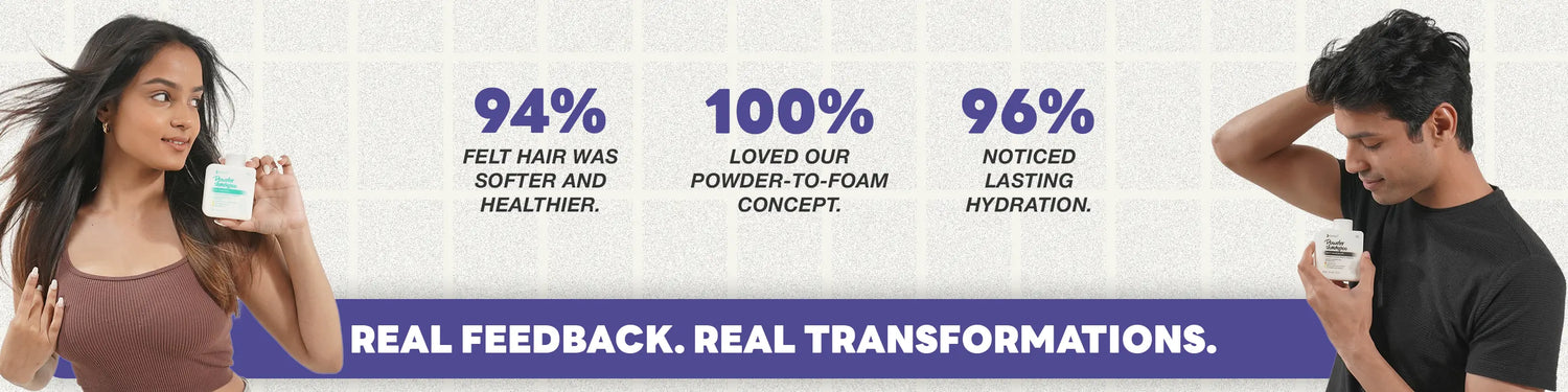 100% Loved our powder to foam concept banner